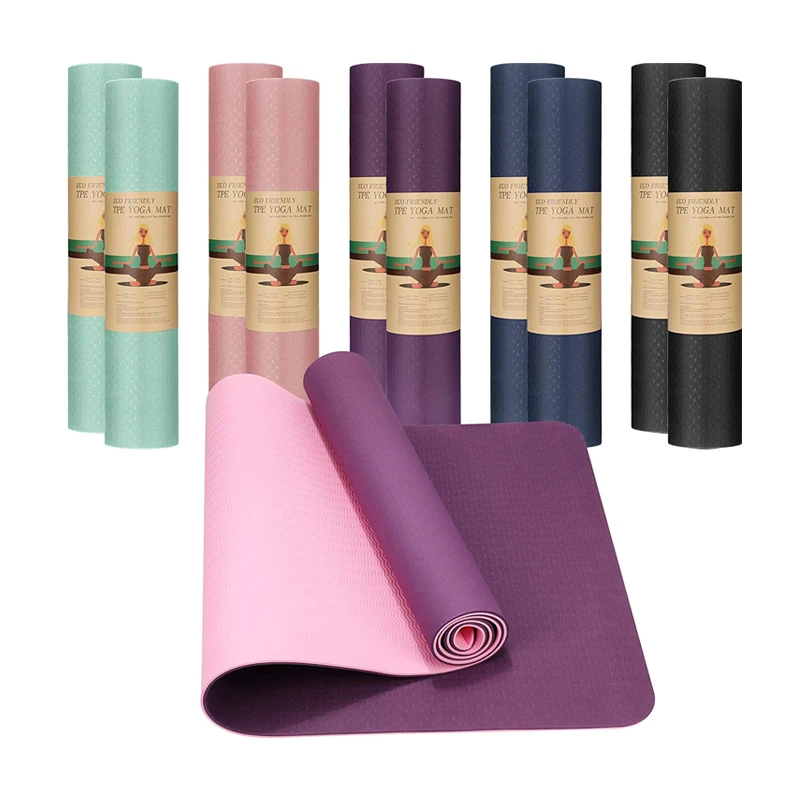 Best Non Tpe Pilates Yoga Mat Natural Organic Padded Eco Friendly Yoga Mats Matt For Exercise
