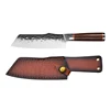 Large meat cleaver+knife sheath