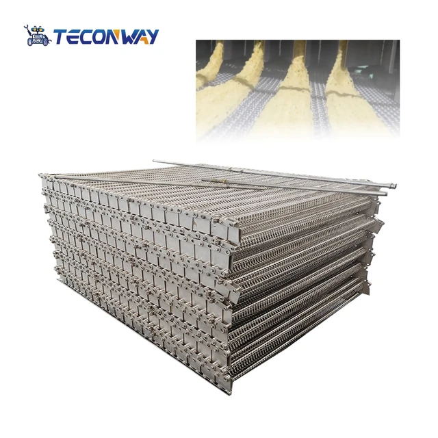 Heat Resistant Metal Stainless Steel Double Spiral Wire Oven Transport Band Woven Mesh Conveyor Belt for Annealing 2
