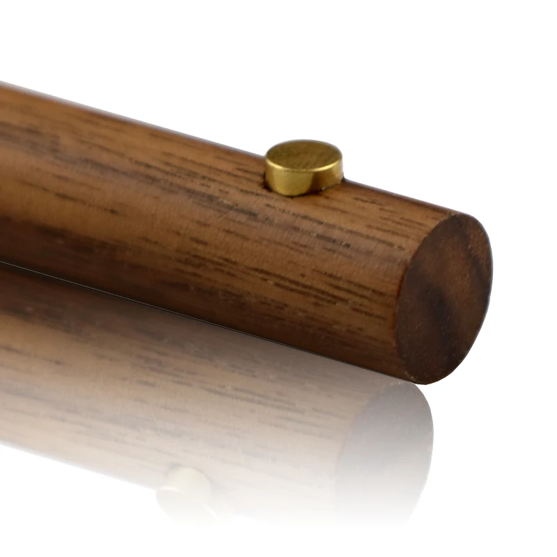 Высококачественные латунные маркировочные детали белая древесина Зебра деревянная ручка Экологически чистая оригинальная древесная токарная из ореха