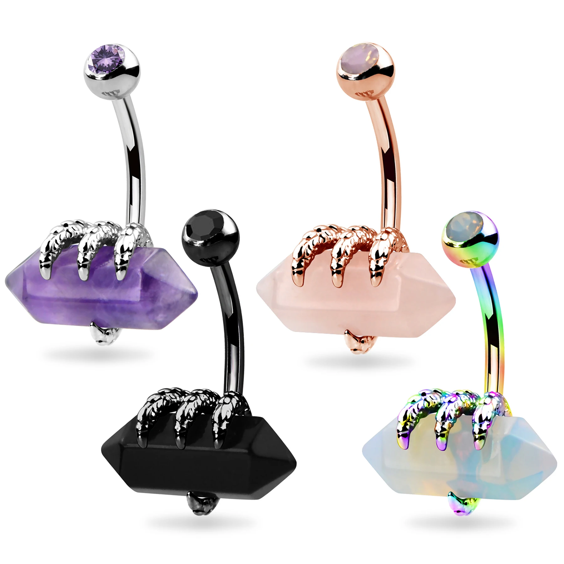 Genuine Belly Button Set Designer Belly Button Ring Crystal Navel Body