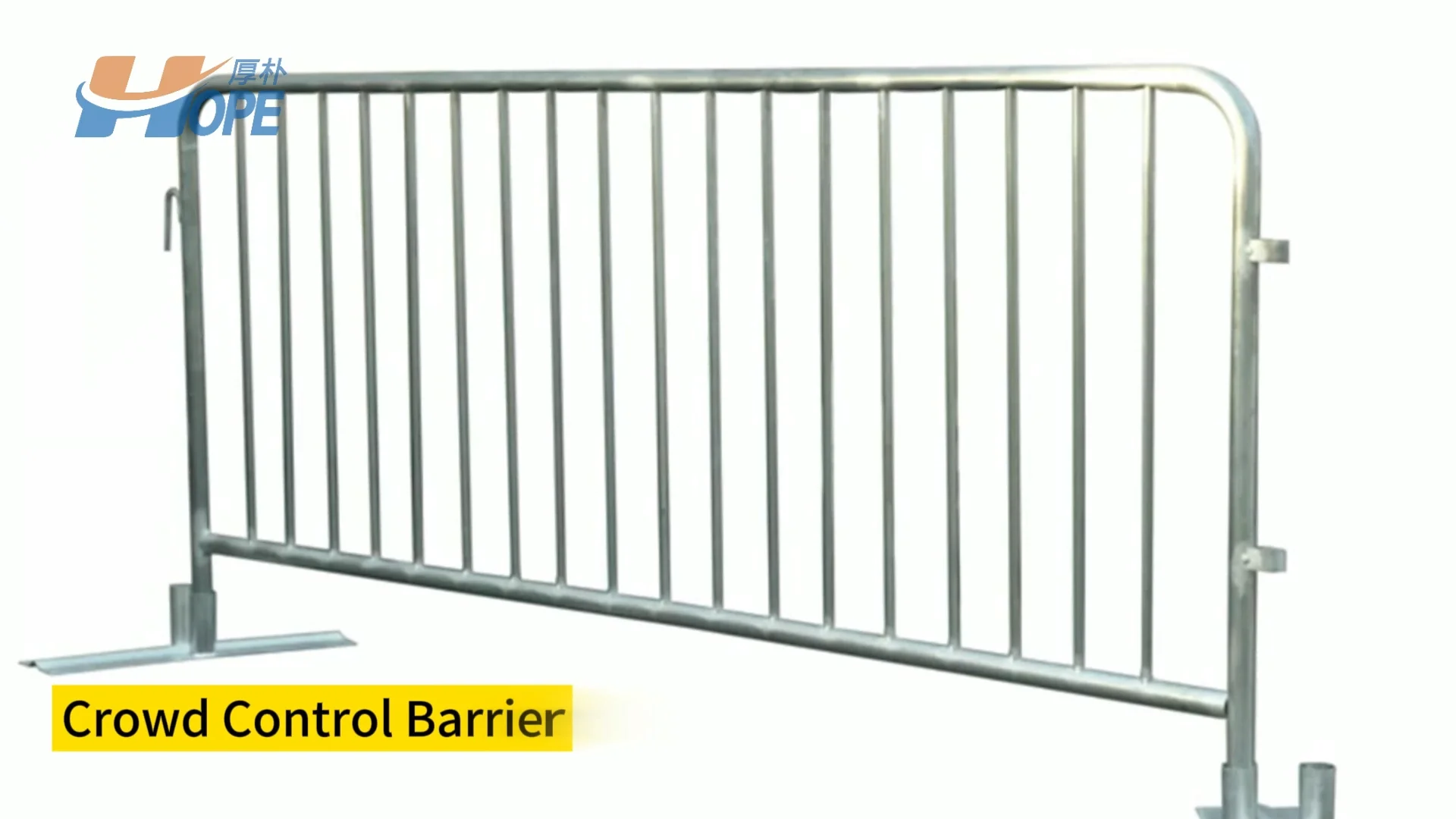 Temporary Pedestrian Portable Metal Crowd Control Barrier Temporary