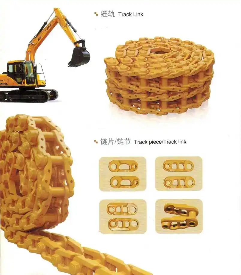 Track Chain Excavator Spare Parts Track Link For Hitachi Caterpillar