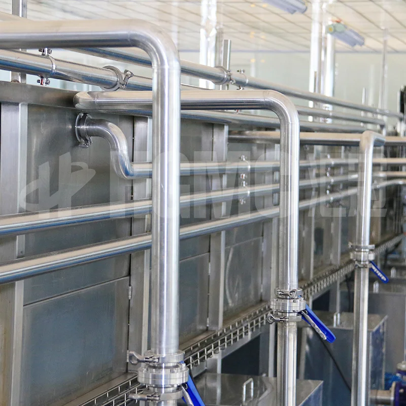 1000BPH Automatic Spraying Type Beer Bottle Pasteurizer Small Tunnel Pasteurizer