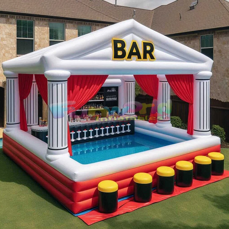 Funworld Commercial Party Swimming Beach Bars - Inflatable Pool Bar ...