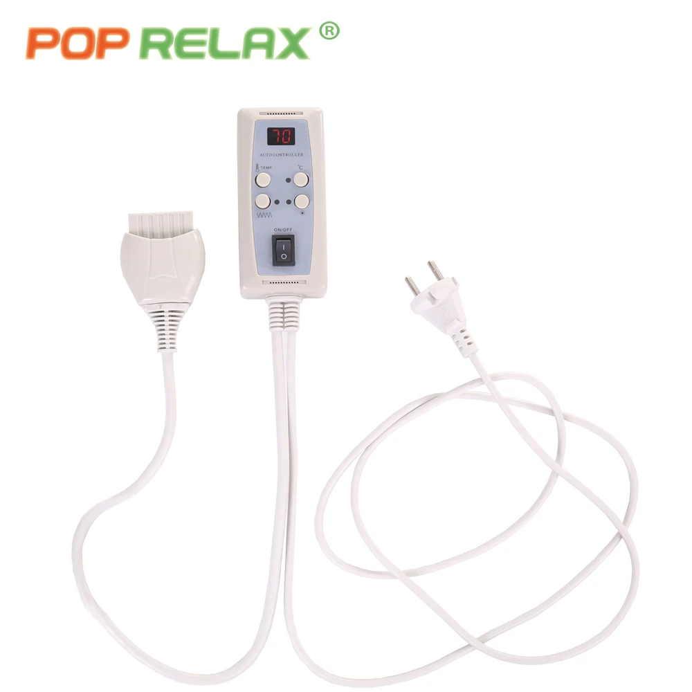 POP RELAX Photon Jade Tourmaline Mattress Price Led Light Mat PEMF VLF FIR Thermal Massage MAT Infrared Heating Pads