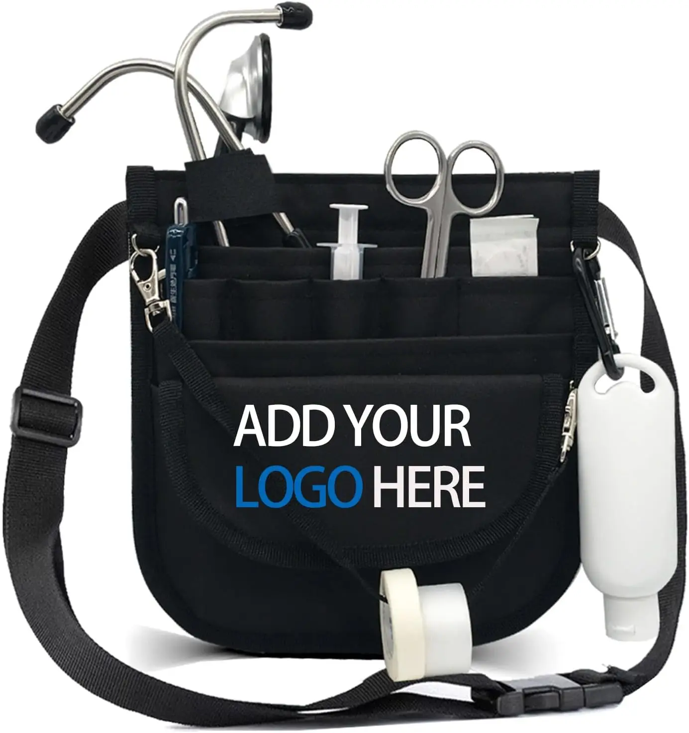 Nurse Fanny Bag Fanny Pack Multi-Compartment Pouch Case With Medical Fanny Pack Zipper Nurse Bag Organizer Medical Nurse Bags