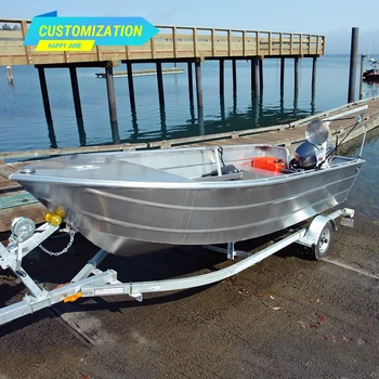 Cheap Fishing And Hunting Aluminum Speed Boat All Welded With Storage For Sale