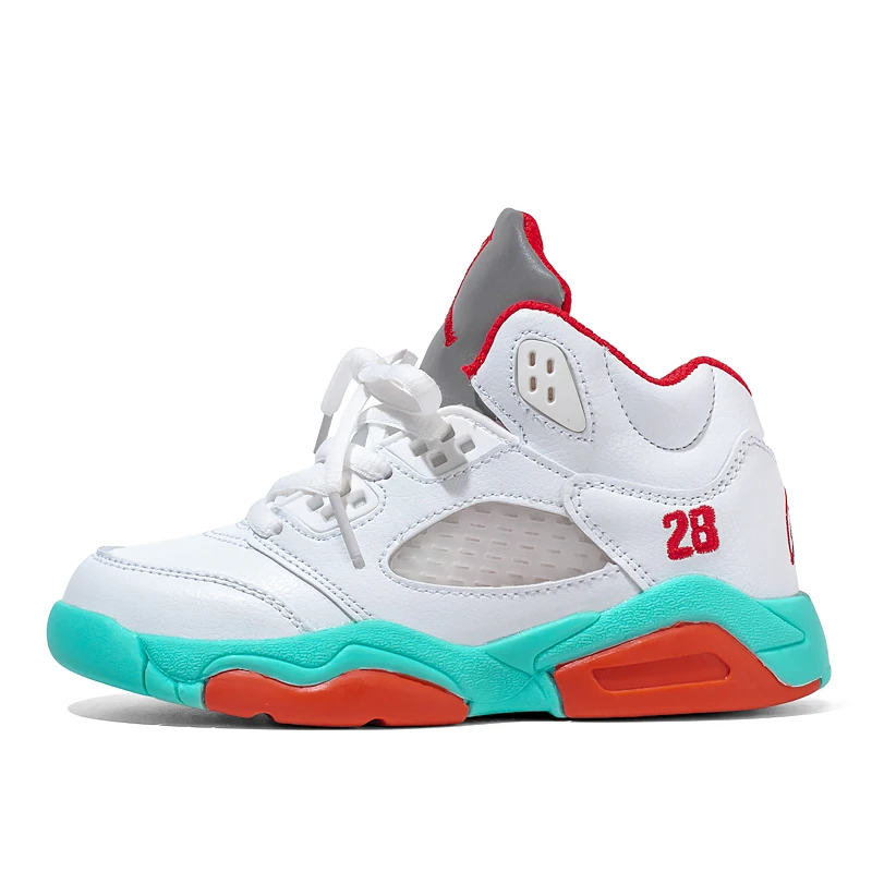 black basketball shoes kids
