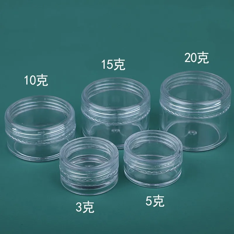 60 Barattoli Cosmetici 10ml Con Tappo - Vasetti Trasparenti Per Trucco, Creme, Campioni - Foto 4