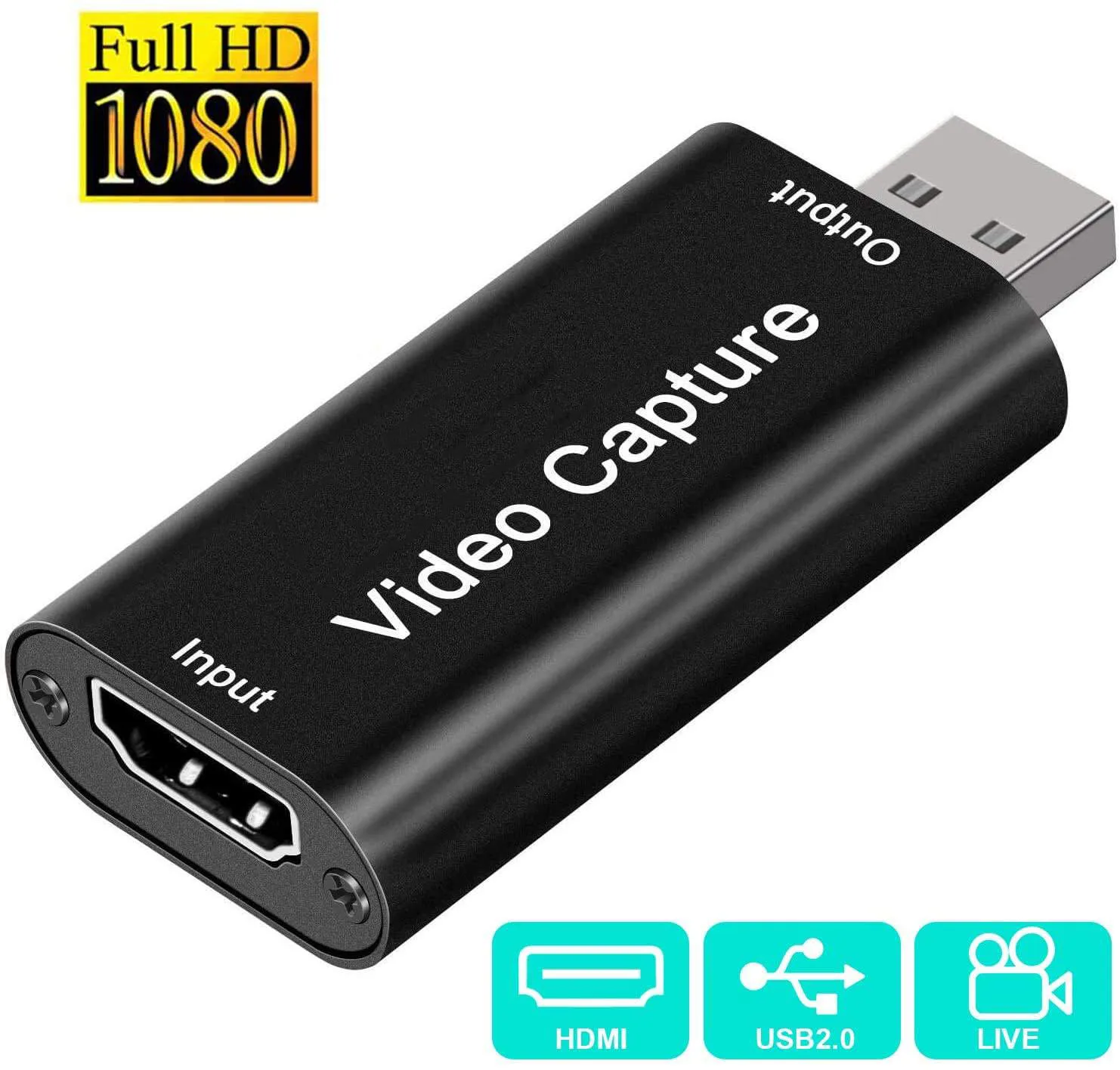 1080p Hdmi аудио-и видеозахват съемная карта для USB Otg устройства запись аудио в реальном времени коробка записей трансляция данных мобильного