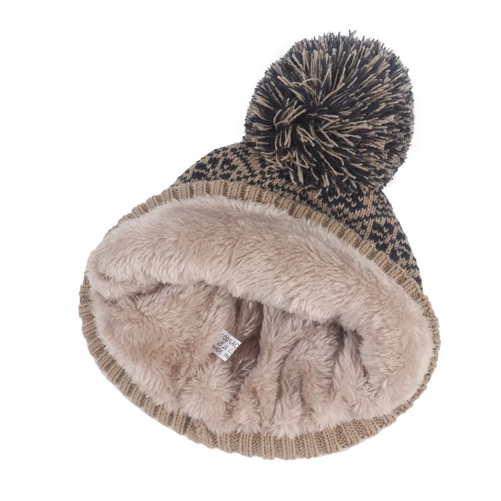 Осенне-зимняя 2024 Мужская/женская новая шапка шарф перчатки холодостойкая теплая вязаная комплект