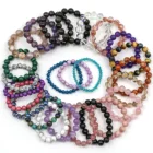 Gemstone Bracelet Wholesale Natural Crystal Beads Lucky Quartz Gemstone Bracelet Spiritual Jewelry For Gifts