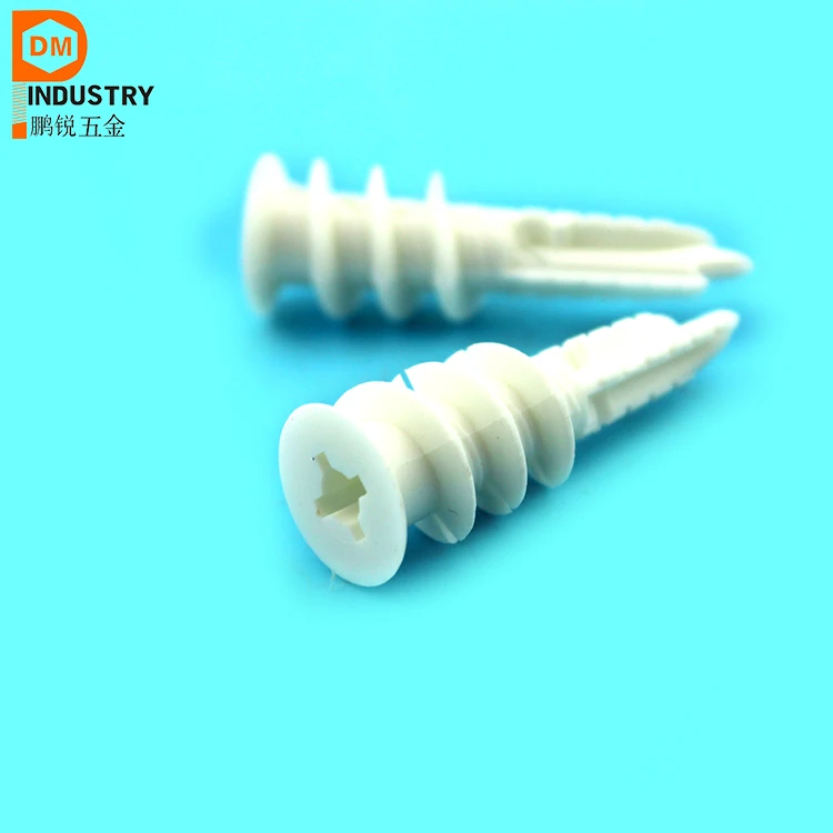 Drywall Anchor Plastic Self Drilling Hollow Wall Anchor with Screw Kit