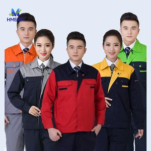 Cotton Working Uniform Long Sleeve Workwear Customized logo Two Piece China Engineer Mens Classic Workwear Custom Workwear