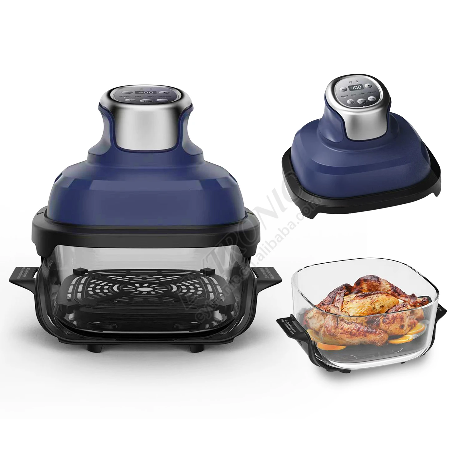 4.2L Newest Multi-Function Oil Free Air Fryer Kitchen Appliance with Rapid Smart Electric Digital Glass Air Fryer