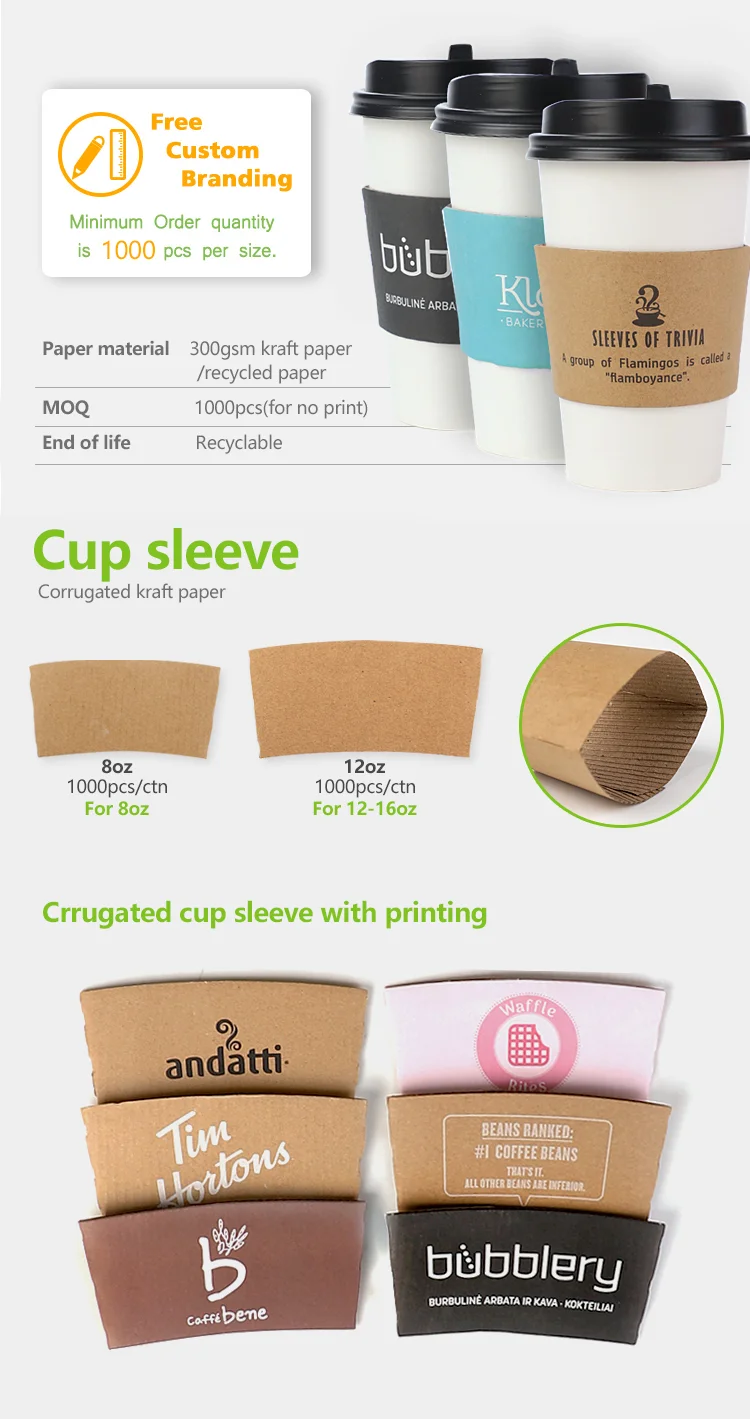 Hot selling disposable 100% biodegradable 4oz 8oz double wall hot double wall coffee cup kraft paper cups factory