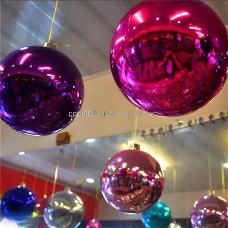Wedding Stage Decoration Large Giant Laser Inflatable Mirror Ball Disco