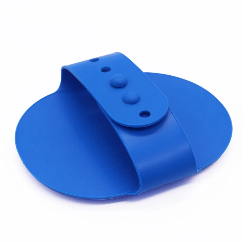 Small Style Pet Grooming Hand Brush Soothing Massage Curry Comb Shampoo Brush with Rubber Bristles Dog Cat Washing Pet Supplies
