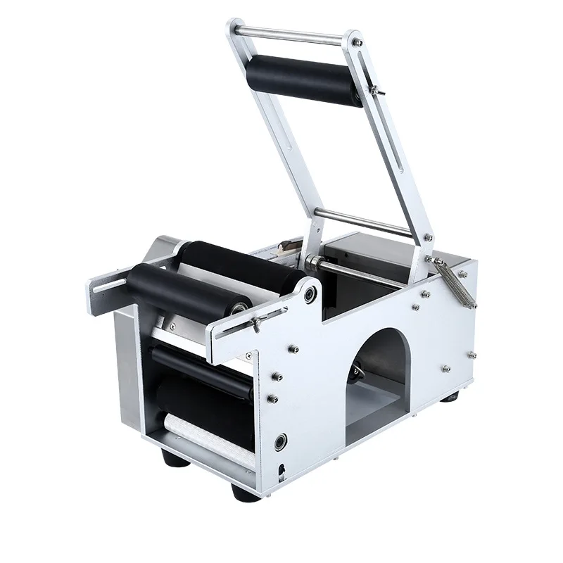 TEBAK MT-50 Date Code Printer Round Bottle Labeling Machine Can Label Adhesive Sticker Applicator Jar Bottle Labeller