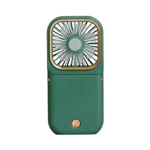 Portable Rechargeable Mini Handheld Fan with 3 Speed Levels Wearable Folding USB Charging Fan for Car Use-Factory Wholesale