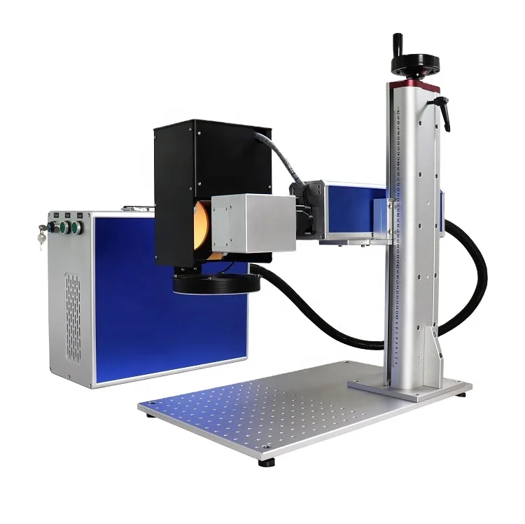 USA 50W Split Fiber Laser Marking Machine with Raycus Laser