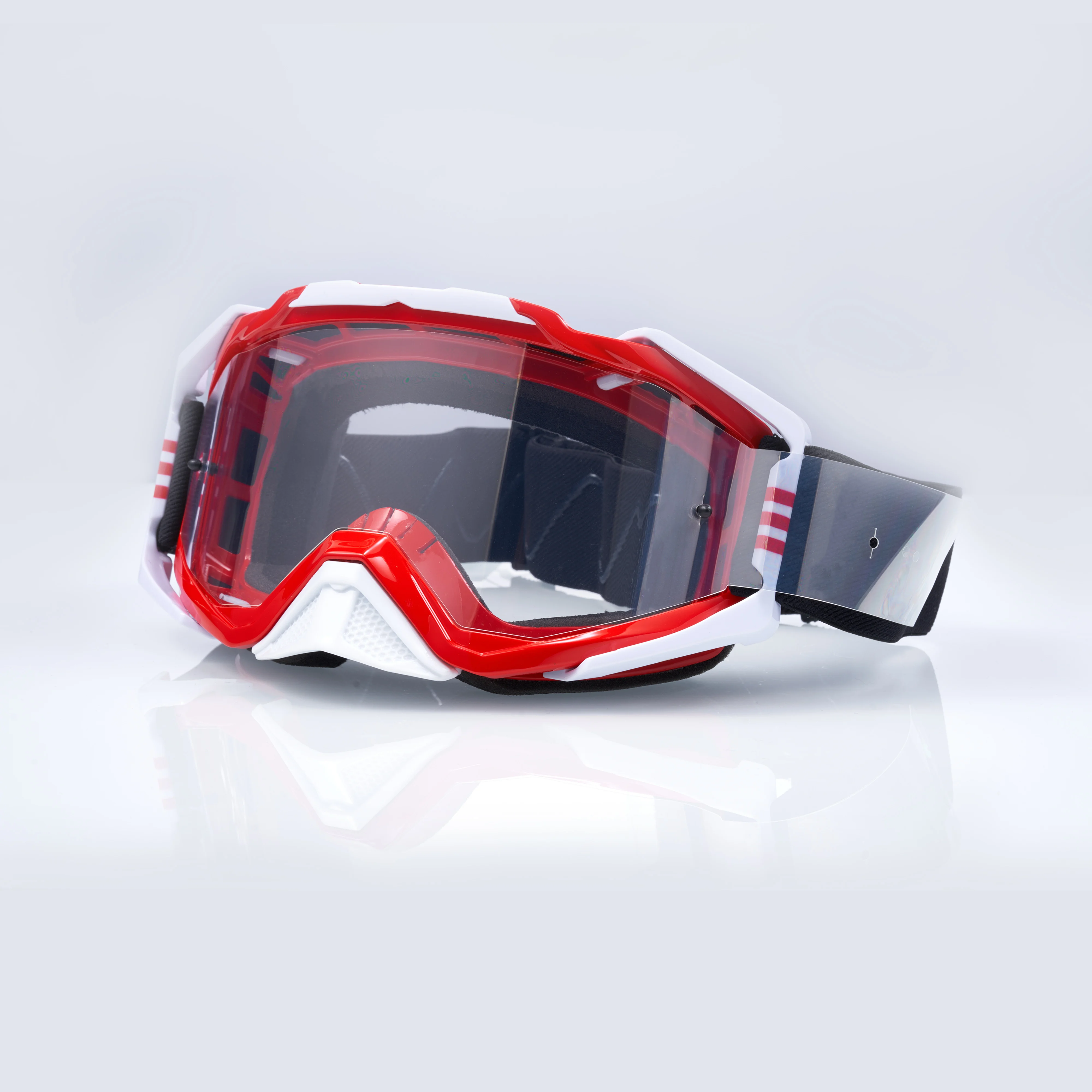 Best TPU Frame Bike Glasses Mirror Flexible Hinge Black Motocross Bike ...