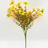 Eucalipto Rojo Otoñal de 7 Ramas Violeta - Amarillo