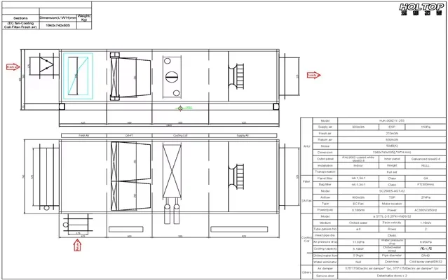 Inverter Rooftop Package Unit, Air Handling Unit - detail 34