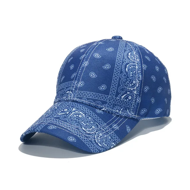 Paisley Bandana Printed Baseball Cap - Adjustable Hip Hop Caps