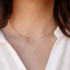 Cadena de labios dorada