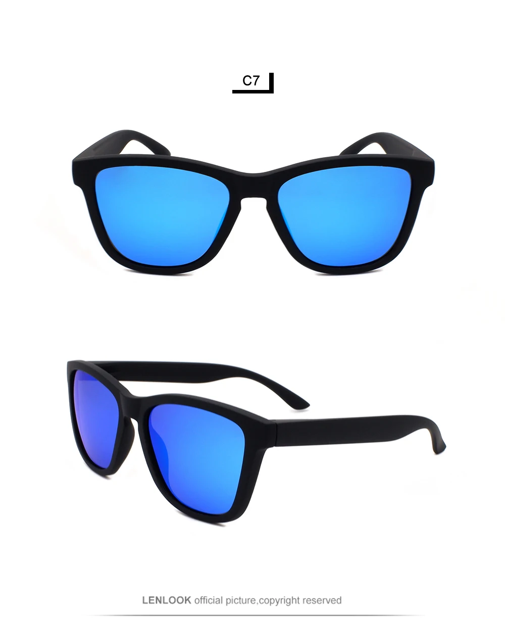 Unisex Outdoor Mirrored Sun Glasses Lifestyle Sunglasses Polarized ...