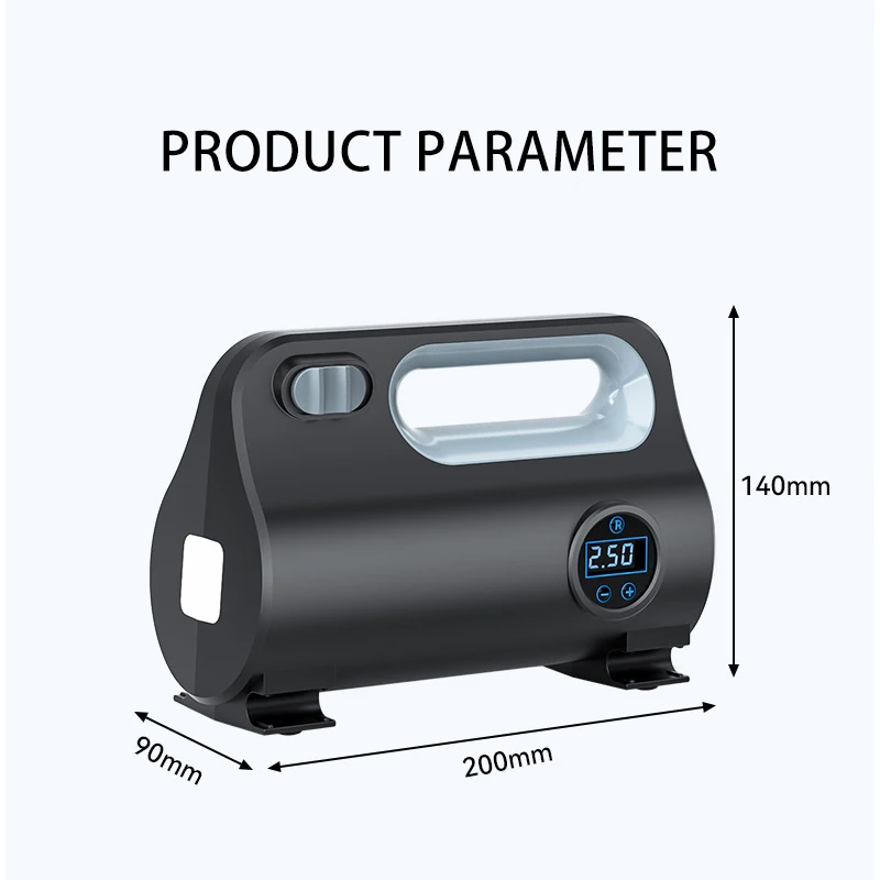 12V Car Tire Inflator Air Pump Portable Car Automatic Electric Air Compressor for Motorcycle Bicycle - view 6