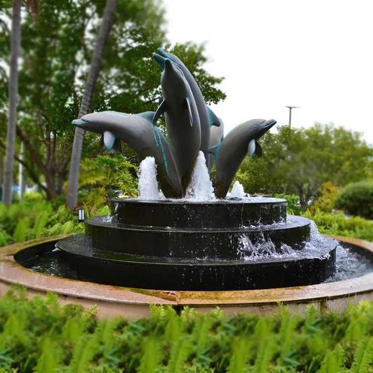 Fontaine De Jardin Antikas Sur Pied - Design Serpent Noir - Aluminium Résistant Au Gel - 85 Cm
