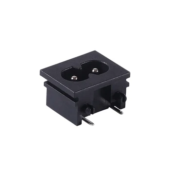 Factory Direct Sales 2 Pin Male Receptacle 125V 250V Ac Socket C8 Square Power Socket