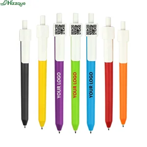 Wholesale 1.0mm Black Ink ABS Plastic Business Sport Style Yellow Metal Ballpoint Pen Custom Logo for Office School Hotel