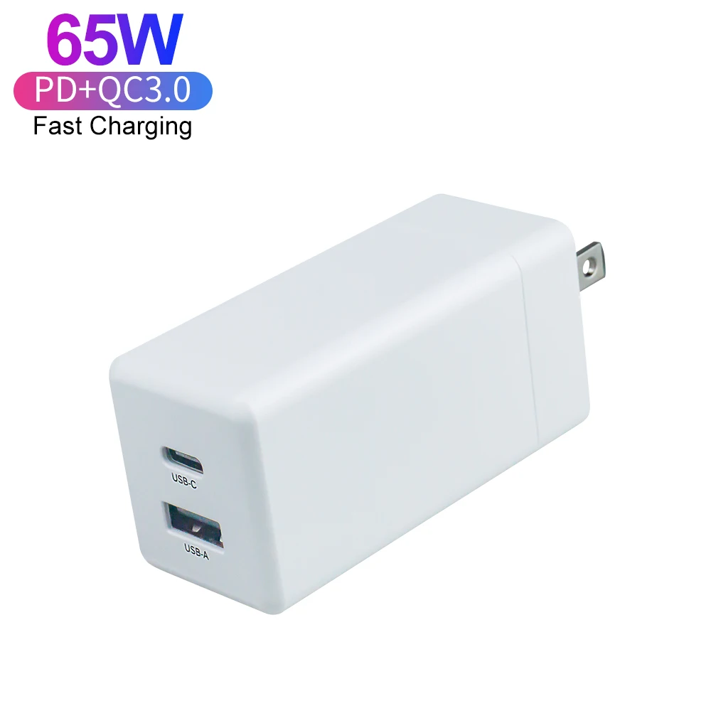 65W USB C Charger-2 Ports Power Adapte -Yoocas