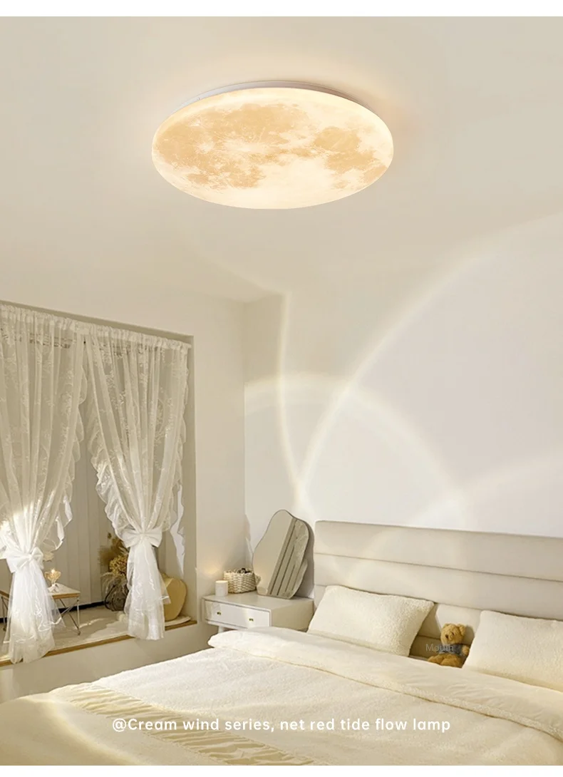 Interior Decoration Lighting Moon Pattern Design Ceiling Light Living ...