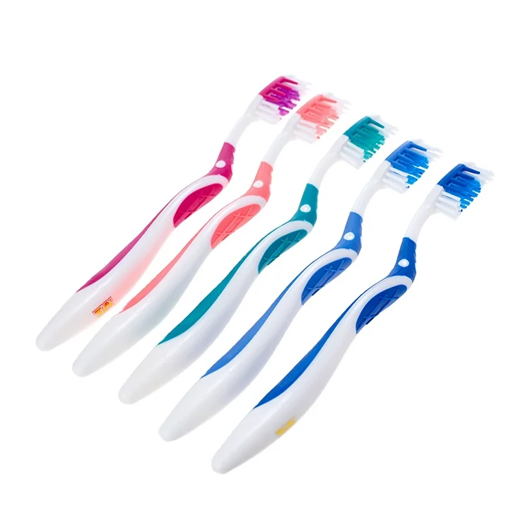Υψηλής ποιότητας εγκεκριμένη ISO CE φθηνή τσίχλα μασάζ οδοντόβουρτσα ταξιδιού για ενήλικες