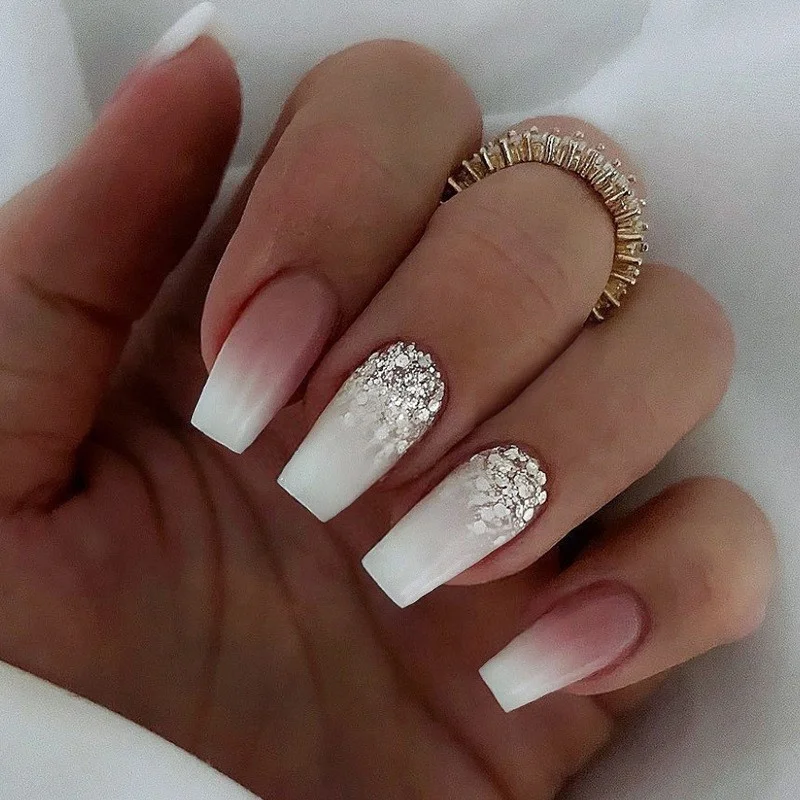 TikTok Hot Selling Products beauty supplies Long Ballerina acrylic powder wholesale presson nails accessories art