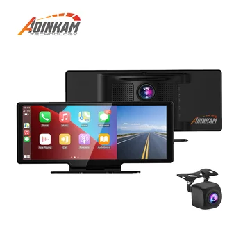 11.26 4K Inch Wireless Android Auto Phone Projection Dash Cam Dual  Recording DVR With AUX FM
