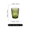 XR622 Green sword flower design whiskey glass
