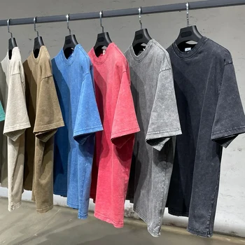 Custom Distressed Luxury Men 100% Cotton T Shirt High Quality Blank ...