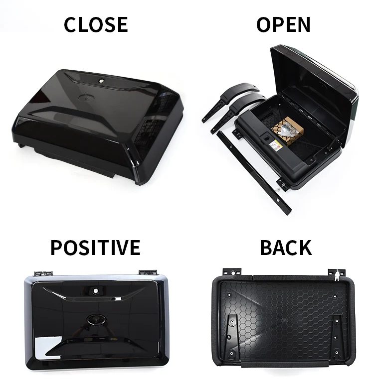 White or Black External Side Tool Equipment Box Hanging Roof Side Bag for Land Rover Defender Roof Gear 90 110 manufacture