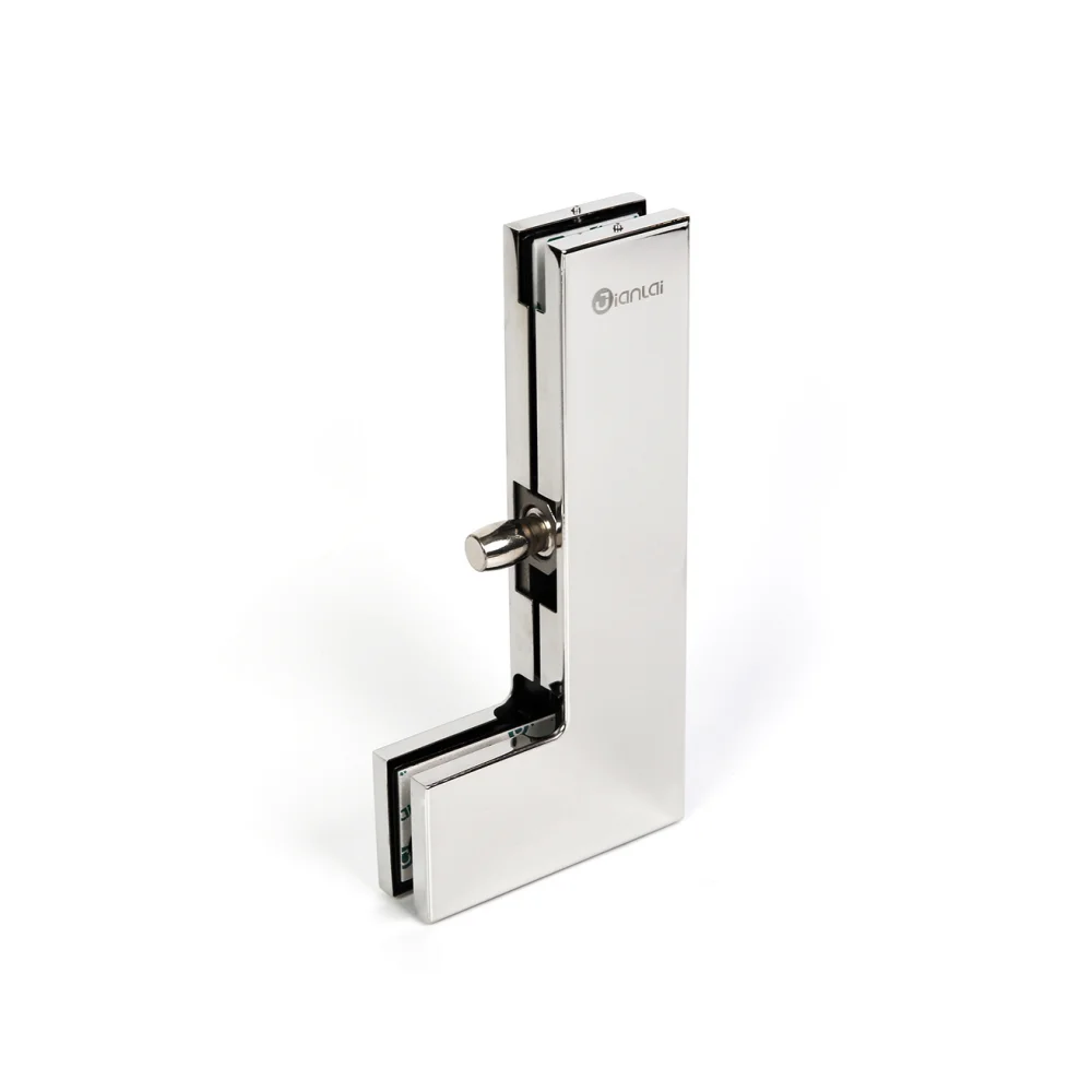 Chrome Glass Fittings Hardware Pivot Door Hinge Stainless Steel Big L Corner Patch Buy Big L 0535