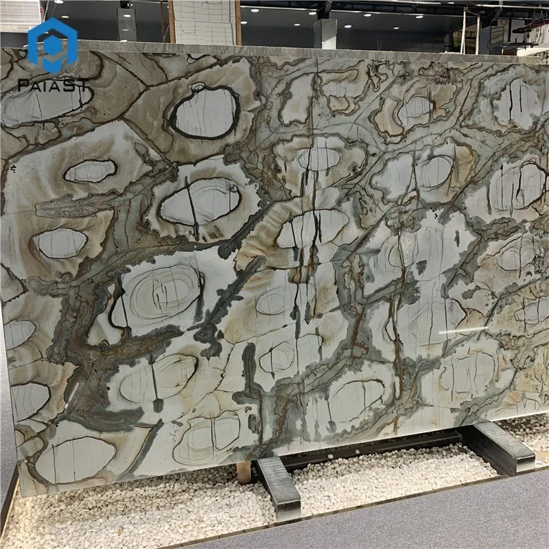 product luxury brazil natural exotic stone wasabi quartzite slabs for kitchen countertop-5