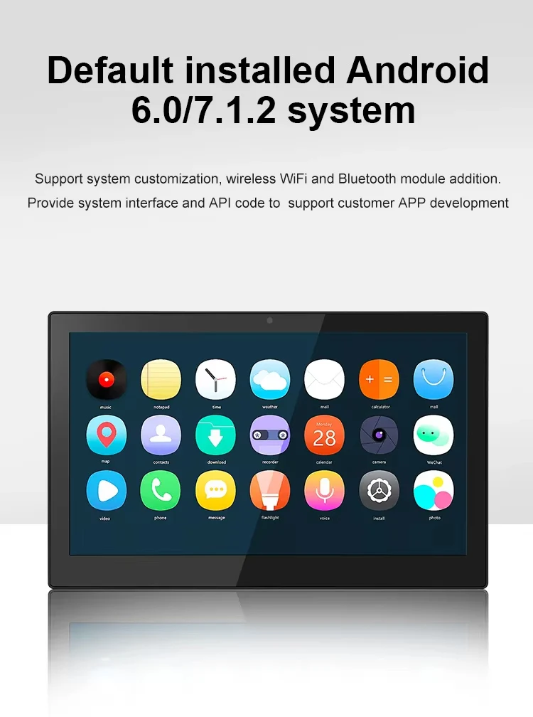 Bolinia 15.6 Inch Industrial Tablet IPS1920*1080 Capacitive Touch Screen Pure Flat RK3288 2G+16G Android All-in-One Panel PC 1