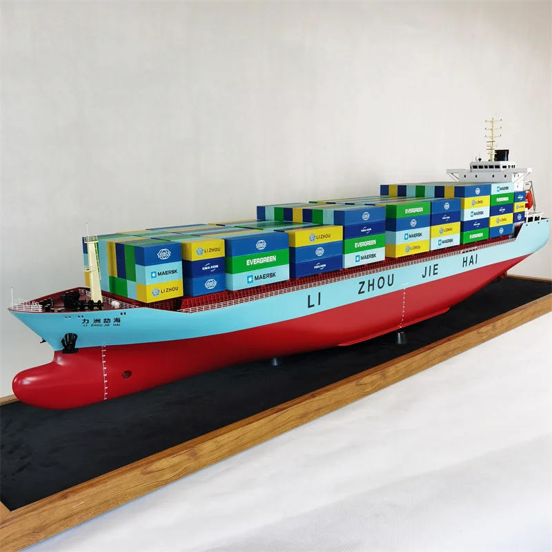 【A】O.A.S Customized 183cm Static Container Ship Model Factory Shipping Gift Model for Christmas and Diwali Occasions