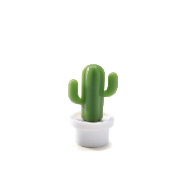 Креативная 3D Магнитная Наклейка на холодильник, наклейка на холодильник в виде кактуса, новая наклейка на холодильник в горшке