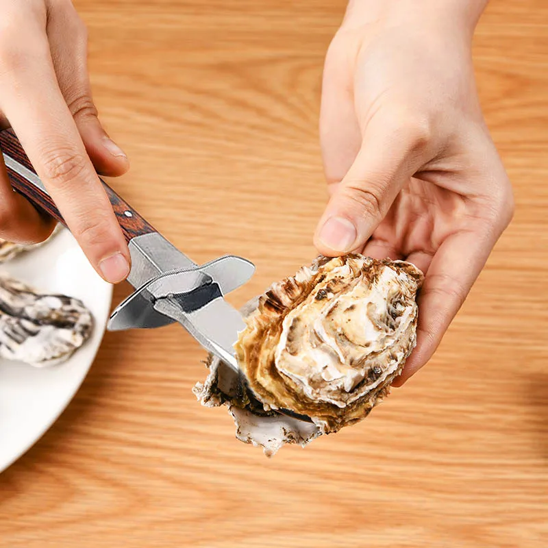 Высококачественные ножи для устриц, инструмент для морепродуктов, набор ножей для устриц с ножнами